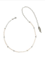 Load image into Gallery viewer, KENDRA SCOTT Gabriella Vintage Silver Pearl Strand Necklace 9608894675