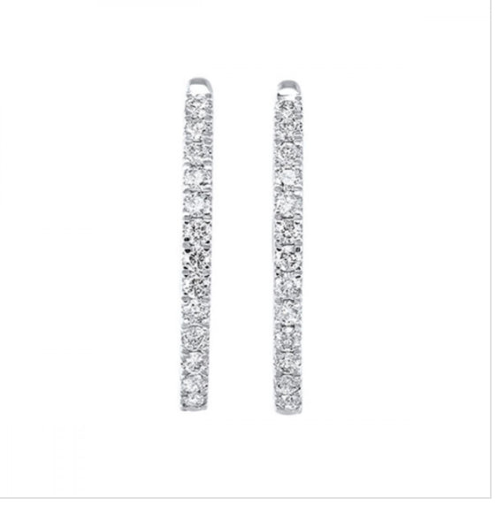 14Kt White Gold Diamond 1/2Ctw Earring ER10557/50