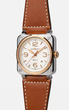 Load image into Gallery viewer, Bell &amp; Ross-BR 03 WHITE STEEL &amp; GOLD 41 mm
BR03A-WH-STPG/SCA