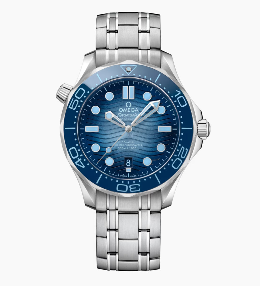 OMEGA-SEAMASTER DIVER 300M 42 mm, steel on steel
210.30.42.20.03.003