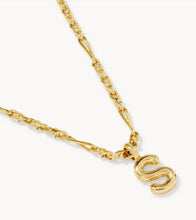 Load image into Gallery viewer, KENDRA SCOTT Bubble Letter S Gold Short Pendant Necklace 9608805621