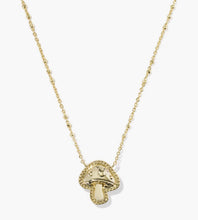 Load image into Gallery viewer, KENDRA SCOTT Mushroom Gold Short Pendant Necklace 9608897524