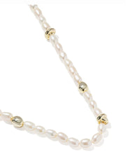 Load image into Gallery viewer, KENDRA SCOTT Gabriella Gold Pearl Strand Necklace 9608894564