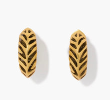 Load image into Gallery viewer, Kendra Scott-Tiger Striped Mikki Vintage Silver Huggie Earrings
9608805537