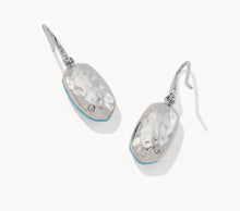 Load image into Gallery viewer, Kendra Scott-Lee Riveted Silver Drop Earrings 9608805651