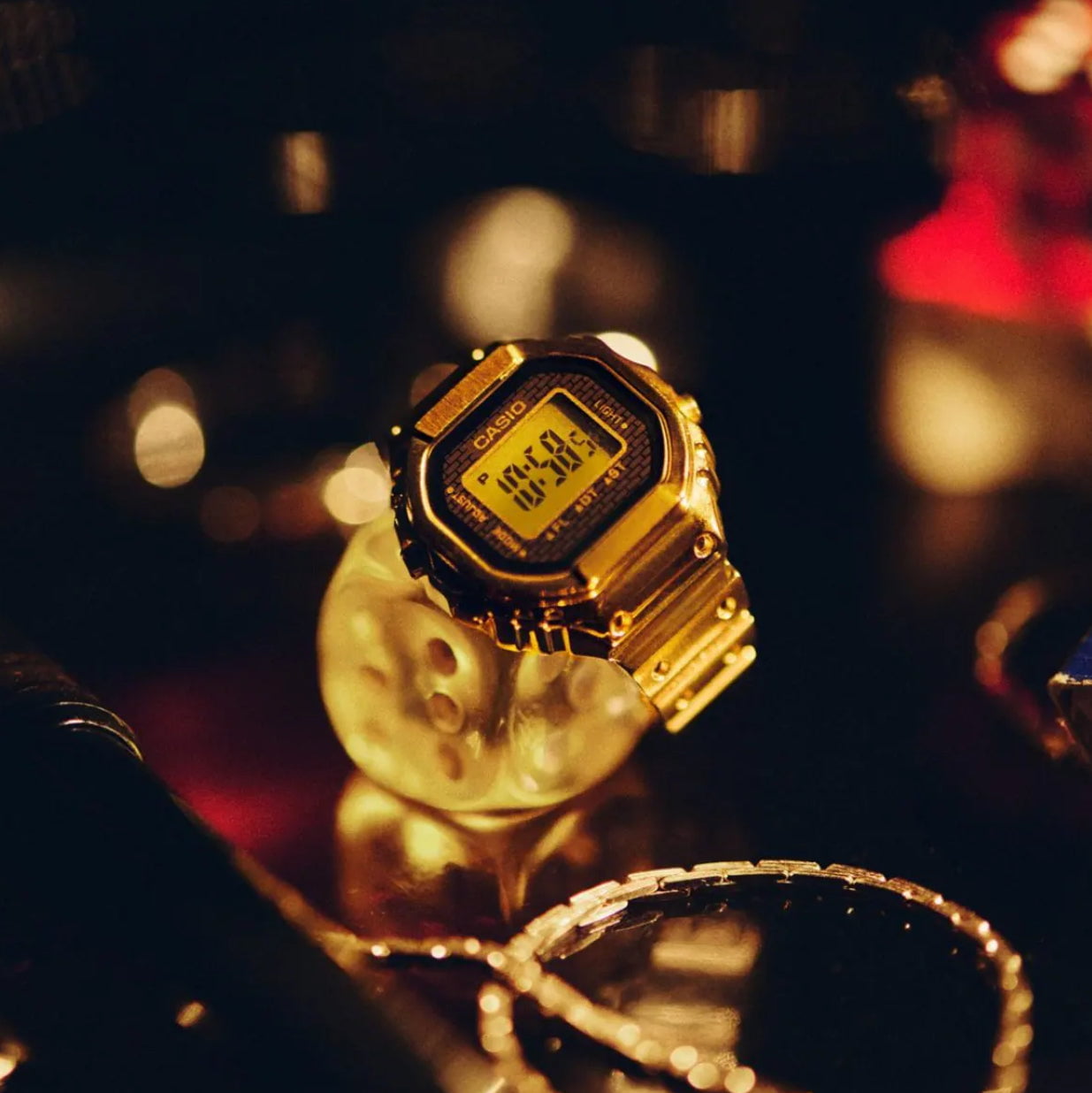 CASIO Gold Ring Watch CRW001G-9