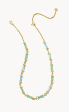 Load image into Gallery viewer, Kendra Scott-Gigi Gold Strand Necklace in Blue Mix 9608860695