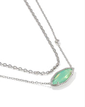 Load image into Gallery viewer, KENDRA SCOTT Ophelia Multi Silver Strand Necklace 9608894341