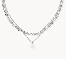 Load image into Gallery viewer, KENDRA SCOTT Ashton Silver Multi Strand Necklace 9608880521