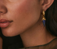 Load image into Gallery viewer, Kendra Scott-Catherine Vintage Gold Convertible Huggie Earrings 9608880488