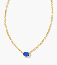Load image into Gallery viewer, KENDRA SCOTT Cailin Gold Necklace in Blue Violet Crystal 9608803559