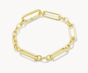 KENDRA SCOTT Heather Link and Chain Bracelet in Gold # 9608853112