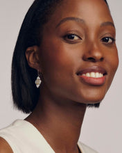 Load image into Gallery viewer, KENDRA SCOTT Abbie Medallion Silver Small Drop Earrings 9608894217
