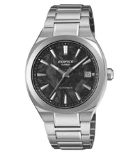 Load image into Gallery viewer, CASIO Edifice Automatic Textured Black Dial Stainless Steel Watch 38mm - EFK200CD-1A