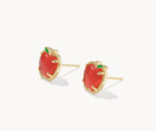 Load image into Gallery viewer, Kendra Scott-Apple Gold Stud Earrings 9608897188