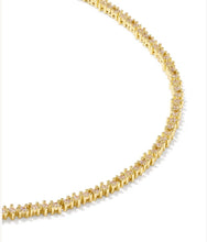 Load image into Gallery viewer, KENDRA SCOTT Fate Gold Tennis Necklace 9608806860