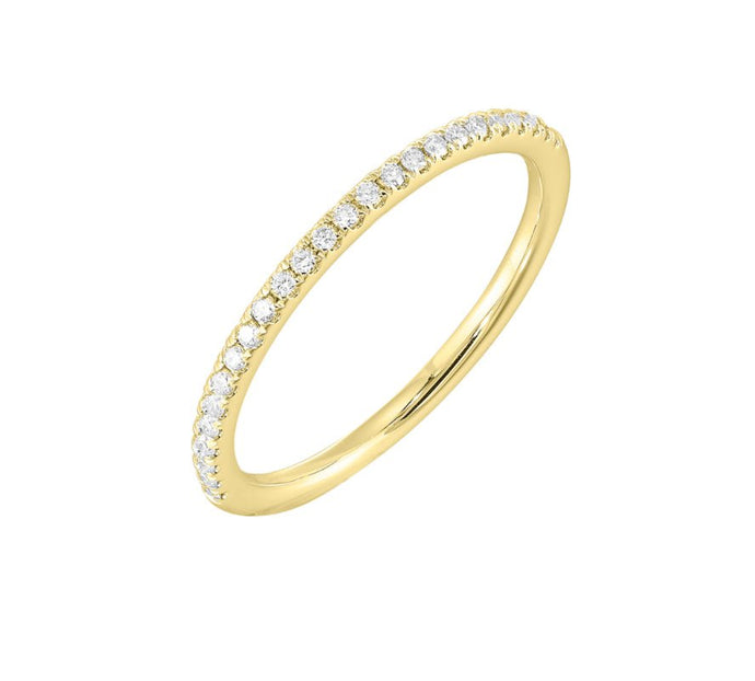 14K YG DIAMOND ANNIVERSARY BAND BD83001/15-4YC