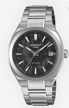 Load image into Gallery viewer, CASIO Edifice Automatic Textured Black Dial Stainless Steel Watch 38mm - EFK200CD-1A