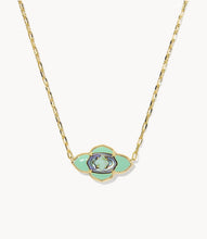 Load image into Gallery viewer, KENDRA SCOTT Abbie Medallion Gold Short Pendant Necklace 9608888940