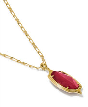 Load image into Gallery viewer, KENDRA SCOTT Dani Stepped Frame Gold Long Pendant Necklace 9608806772