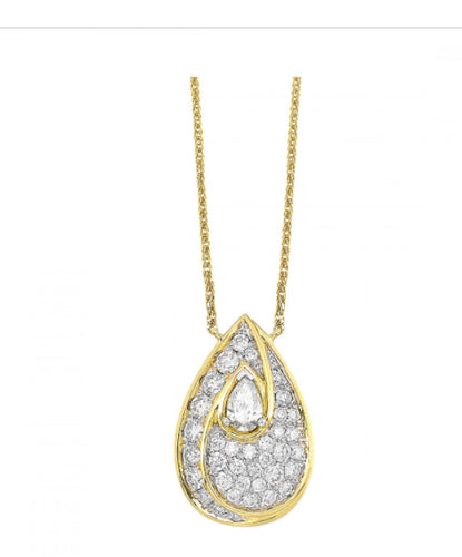 14K Gold Diamond Necklace NK10469-4YC