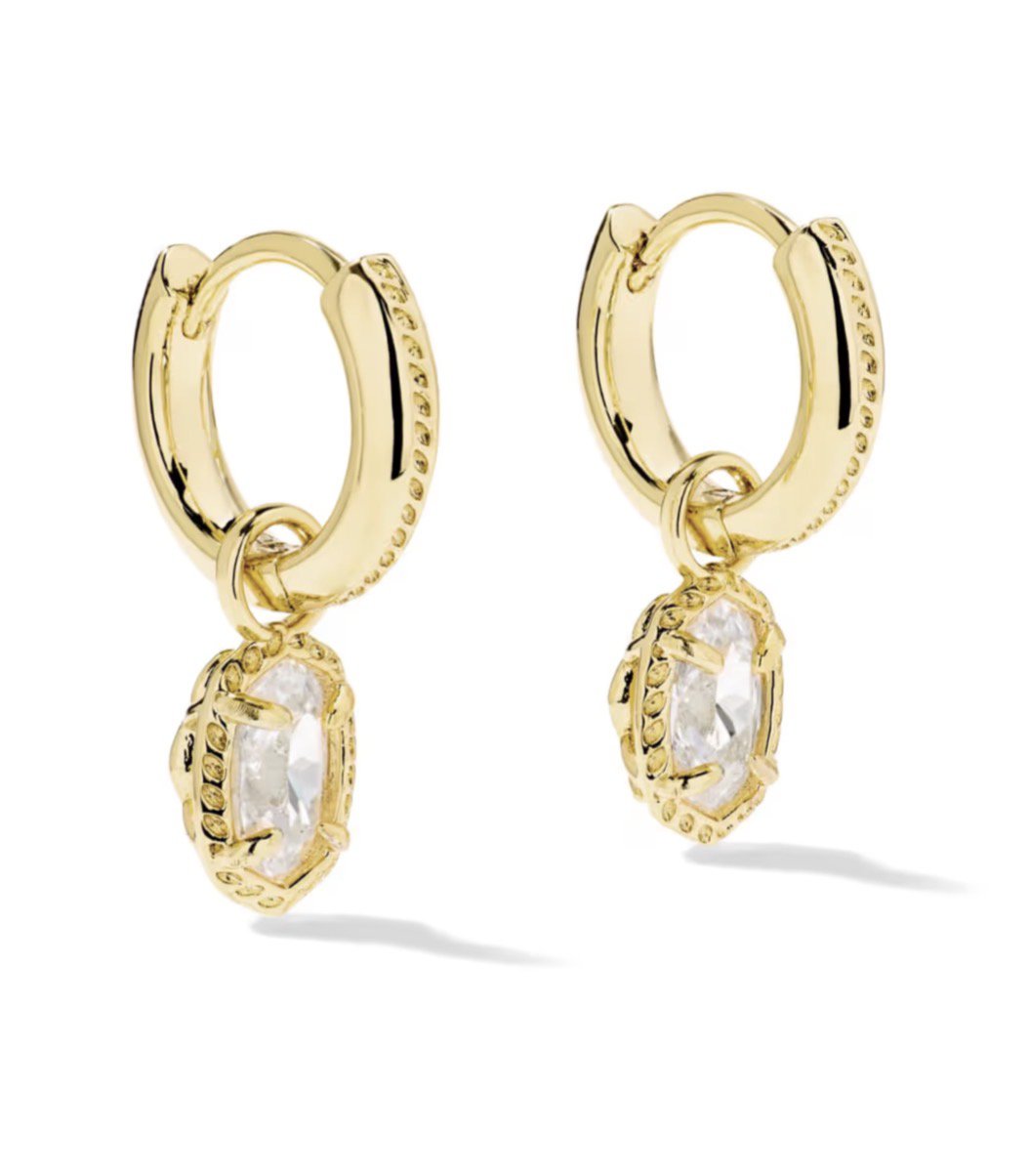 KENDRA SCOTT Mini Ellie Luxe Gold Huggie Earrings 9608806887