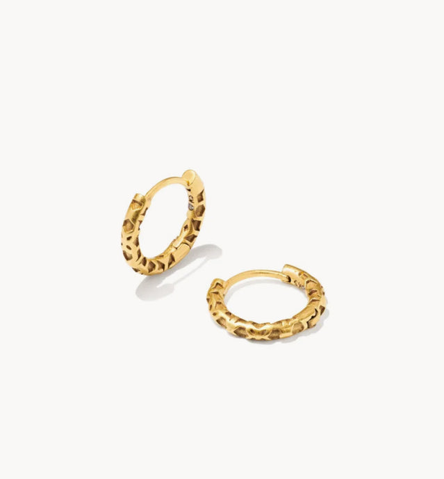 Maggie Huggie Earrings in Vintage Gold 4217704005