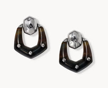 Load image into Gallery viewer, Kendra Scott-Embry Silver Open Frame Earrings 9608806373
