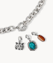 Load image into Gallery viewer, Kendra Scott-Raina Vintage Silver Charm Necklace 9608805561