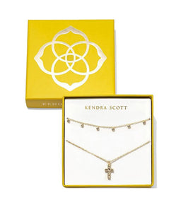 KENDRA SCOTT AMELIA CROSS NECKLACE GIFT SET