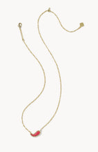 Load image into Gallery viewer, KENDRA SCOTT Chili Pepper Gold Short Pendant Necklace 9608897348