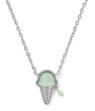 Load image into Gallery viewer, Kendra Scott-Ice Cream Silver Short Pendant Necklace 9608894102