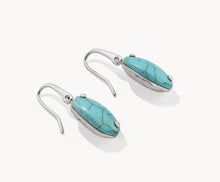 Load image into Gallery viewer, Kendra Scott-Lee Riveted Silver Drop Earrings 9608805651