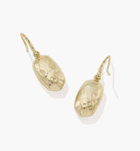 Load image into Gallery viewer, KENDRA SCOTT LEE RIVETED DROP EARRINGS IVORY MOP 9608805647