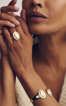 Load image into Gallery viewer, KENDRA SCOTT Elton Stepped Frame Gold Cuff Bracelet 9608806788