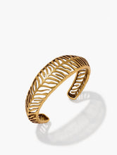 Load image into Gallery viewer, Kendra Scott-Tiger Striped Mikki Vintage Gold Cuff Bracelet S/M 96088055414