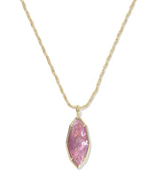 Load image into Gallery viewer, KENDRA SCOTT Ophelia Gold Large Long Pendant Necklace 9608894168