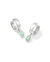 Load image into Gallery viewer, KENDRA SCOTT Mini Ellie Silver Wide Huggie Earrings 9608894528