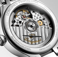 Load image into Gallery viewer, LONGINES-LONGINES PRIMALUNA MOONPHASE, Automatic watch, Ø 34.00 mm, Stainless steel. L8.126.4.71.2