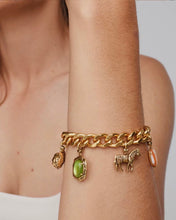 Load image into Gallery viewer, Kendra Scott-Raina Vintage Gold Charm Bracelet S/M 9608805562