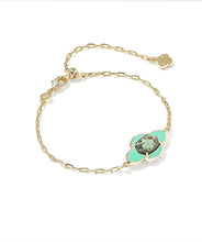 Load image into Gallery viewer, KENDRA SCOTT Abbie Medallion Gold Delicate Chain Bracelet 9608894233