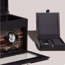 Load image into Gallery viewer, Wolf-Roadster Triple Watch Winder with Storage 457356
