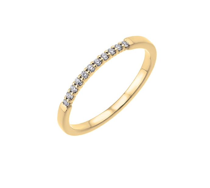 14K YG BDSP83001/10-4YC Gold Diamond Ring Band