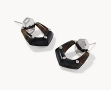 Load image into Gallery viewer, Kendra Scott-Embry Silver Open Frame Earrings 9608806373