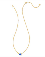 Load image into Gallery viewer, KENDRA SCOTT Cailin Gold Necklace in Blue Violet Crystal 9608803559