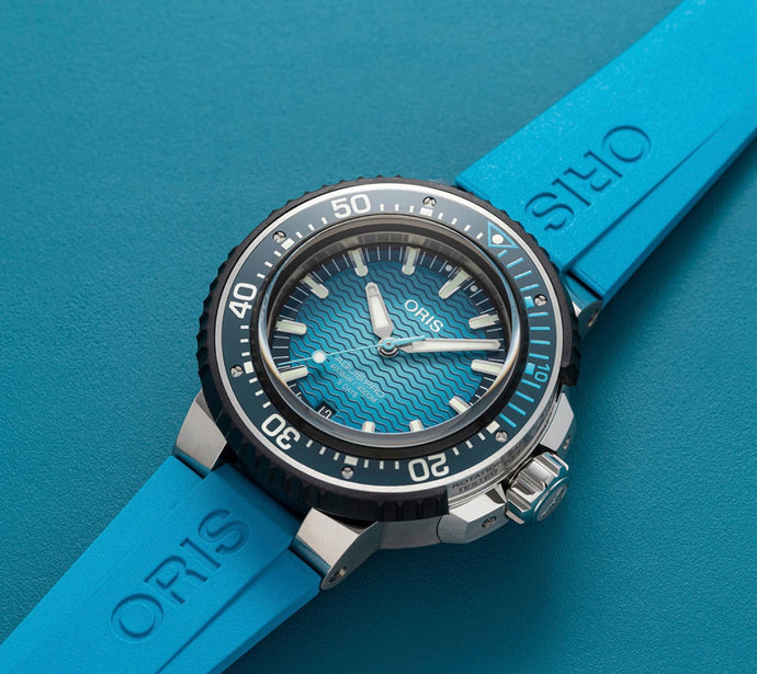 ORIS AQUIS PRO 4000M  01 400 7777 7155-SET