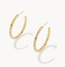 Load image into Gallery viewer, Kendra Scott-Fate Gold Hoop Earrings 9608806831