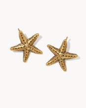 Load image into Gallery viewer, KENDRA SCOTT Parker Starfish Vintage Gold Metal Stud Earrings 9608894432