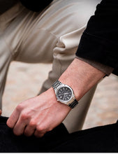 Load image into Gallery viewer, CASIO Edifice Automatic Textured Black Dial Stainless Steel Watch 38mm - EFK200CD-1A