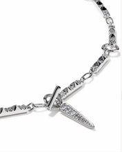Load image into Gallery viewer, KENDRA SCOTT Fate Silver Lariat Necklace 9608806830